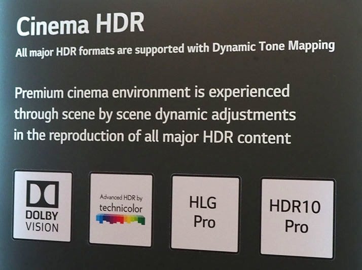 LG Cinema HDR